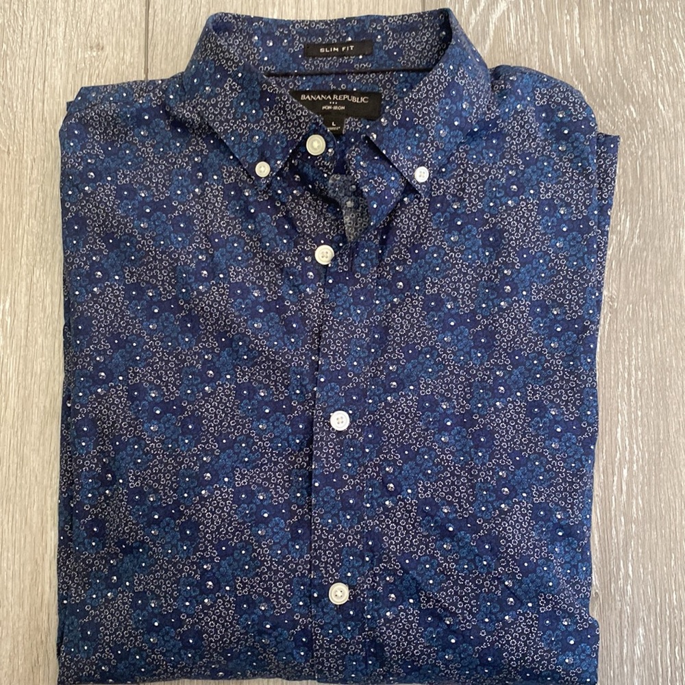 Banana Republic Slim No Iron Shirt